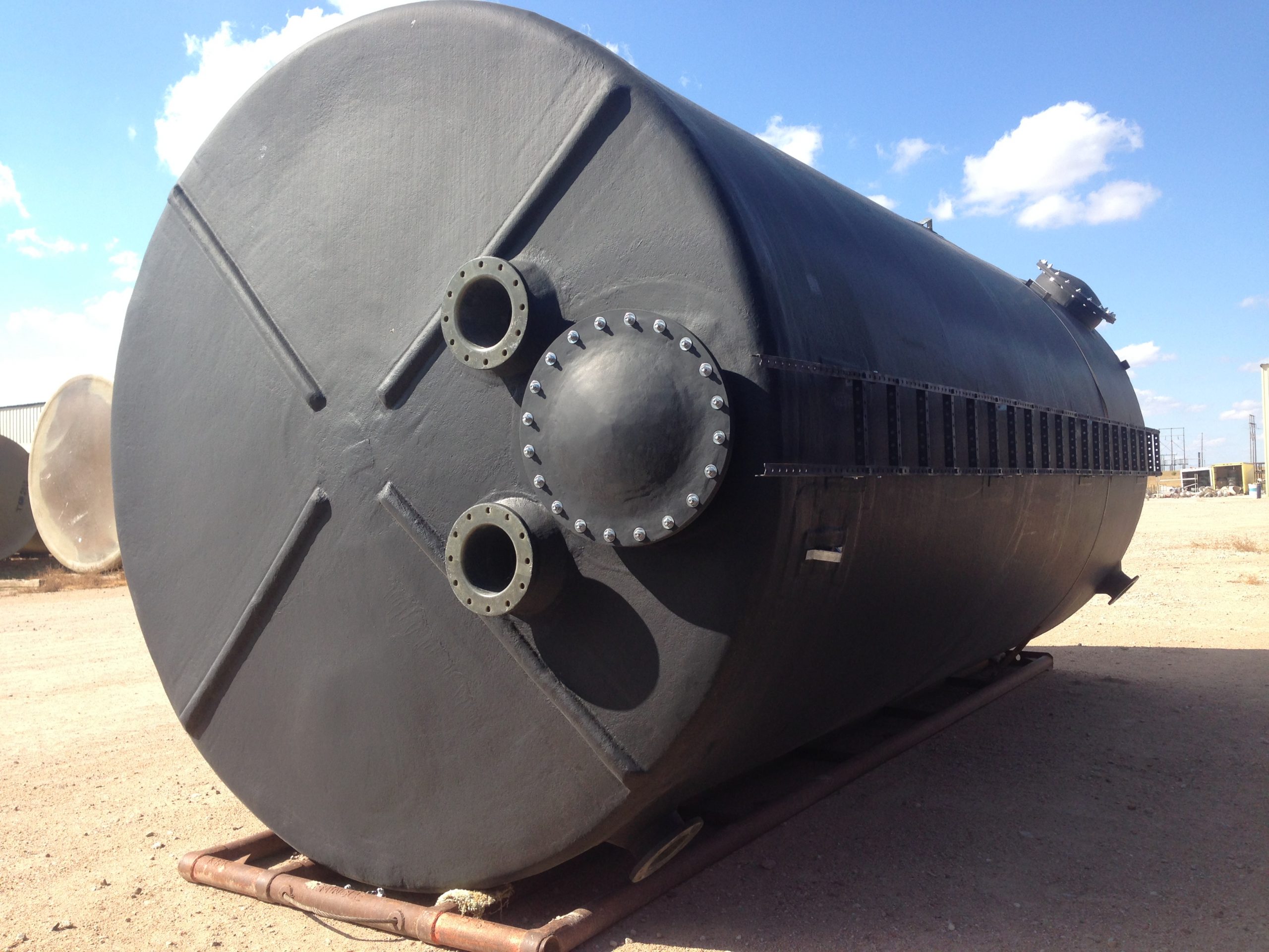 Large fire water tank