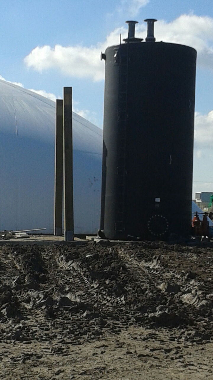 Fiberglass fire water tank